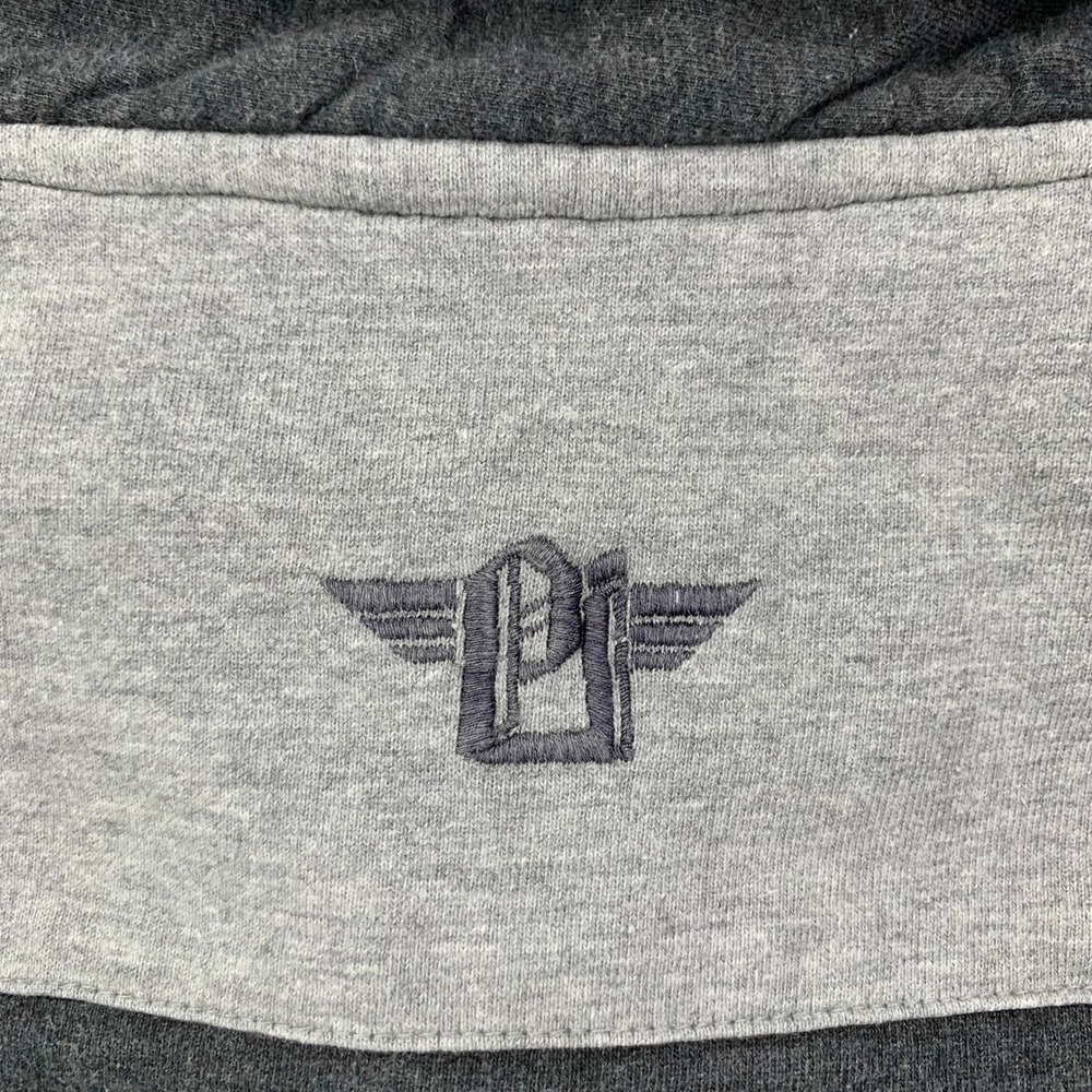 VTG Pure Playaz Rugby Shirt Mens 2XL Prison Stripe Y2K Hip Hop Streetwear Casual - Picture 7 of 12